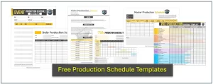 Production Schedule Templates